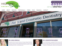 Highland Smiles website screenshot
