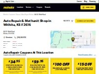 Website Screenshot Meineke Car Care Center