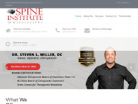 Screenshot for http://spineinstituteofmississippi.com/