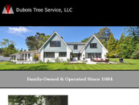 Dubois Tree Service, LLC website screenshot