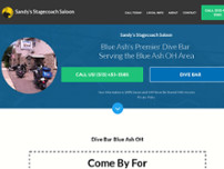 Screenshot for http://sandyssaloon.com/