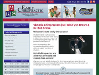 ABC Family Chiropractic website screenshot
