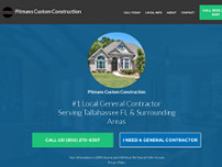 Pitmans Custom Construction website screenshot