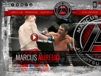 Marcus Aurelio Jiu Jitsu Academy website screenshot
