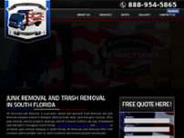 All American Junk Removal website screenshot