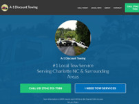 A-1 Discount Towing website screenshot