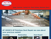 Hood's Up Automotive Services website screenshot