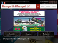 Muskegon R & M Transport LLC website screenshot