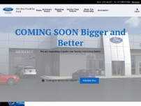 Ole Ben Franklin Ford website screenshot