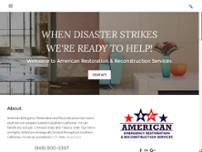 American Emergency Restoration & Reconstruction Services website screenshot