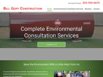 Bill Goff Construction website screenshot