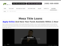 Screenshot for https://phoenixtitleloans.com/mesa