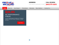Above and Beyond Automotive website screenshot