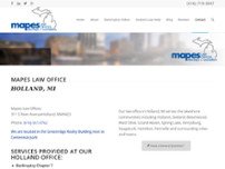 Screenshot for http://mapesbankruptcyattorneys.com/holland-mi-bankruptcy-attorney/