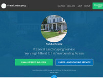 Arata Landscaping website screenshot