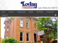 Loving Realtors & Rentals website screenshot