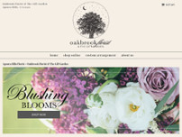 Oakbrook Florist & The Gift Garden website screenshot