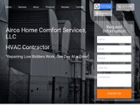 Airco Home Comfort Services website screenshot