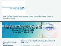 Screenshot for http://www.yorkophtho.com