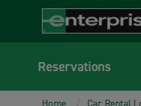 Website Screenshot Enterprise Rent-A-Car