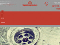 Texas Plumbing Co website screenshot