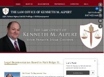 Website Screenshot The Law Office of Kenneth M. Alpert