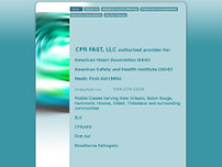 CPR FAST, LLC website screenshot