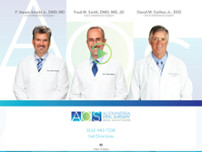 Alexandria Oral Surgery & Dental Implant Center website screenshot