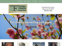 Trinka-Faustini Funeral Service website screenshot