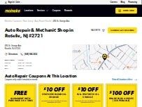 Website Screenshot Meineke Car Care Center