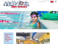 Aqua Tots Swimming Schools at Westerville website screenshot