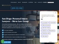 Website San Diego Personal Injury Lawyer - Mova Law Group
