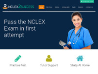 Screenshot for https://www.nclex2success.com/