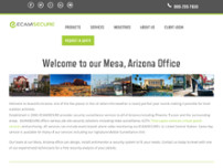 ECAMSECURE website screenshot