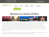 ECAMSECURE website screenshot