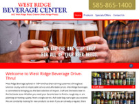 Screenshot for http://www.westridgebeverage.com/