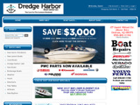 Dredge Harbor Boat Center, LLC website screenshot