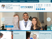 Bayshore Dental Center website screenshot