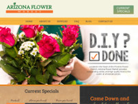 Arizona Flower Market website screenshot