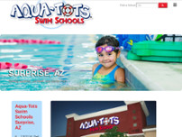 Aqua Tots Swimming Schools at Surprise website screenshot