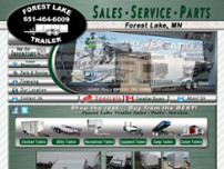 Forest Lake Trailer website screenshot