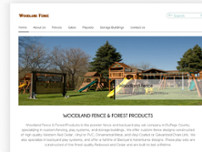 Woodland Fence Co website screenshot