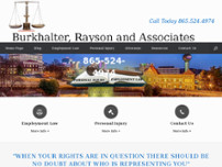 Burkhalter Rayson & Associates PC website screenshot