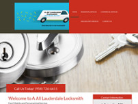 A All Lauderdale Locksmith website screenshot