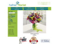 Hafner Florist Inc website screenshot