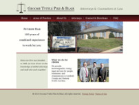 Groome Tuttle Pike & Blair RLLP website screenshot