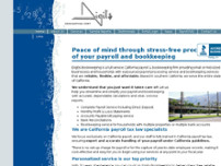 Digits Bookkeeping Corp. website screenshot