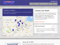 Caress Self Service Car Wash website screenshot