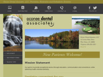 Oconee Dental Associates website screenshot