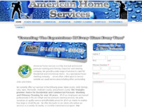 A American Home Services website screenshot